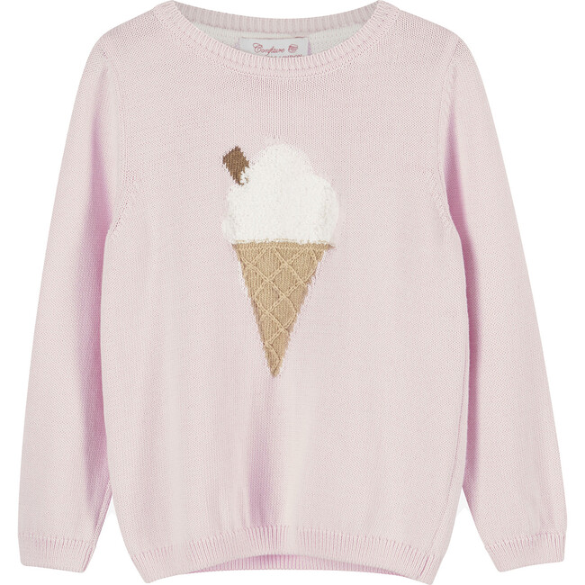 Ice Cream Sweater, Pale Pink - Sweaters - 1