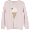 Ice Cream Sweater, Pale Pink - Sweaters - 1 - thumbnail
