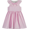 Clara Daisy Willow Dress, Pink Stripe - Dresses - 1 - thumbnail