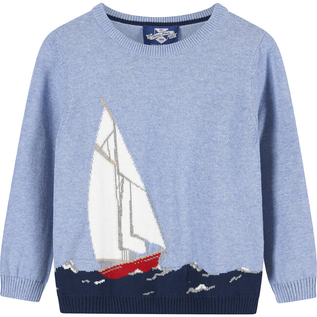 Sailing Sweater, Pale Blue