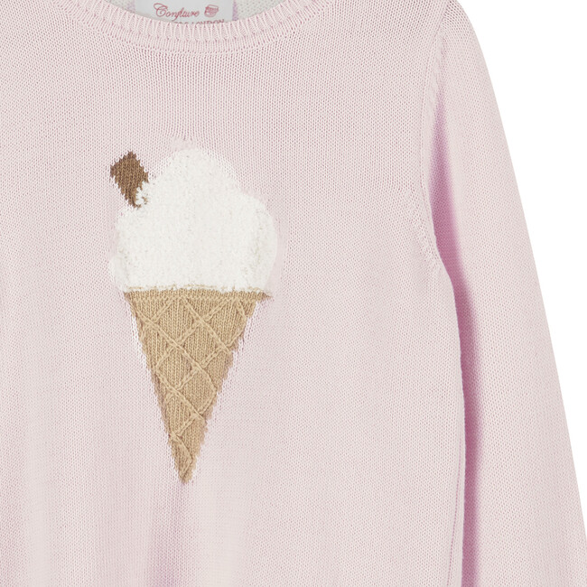 Ice Cream Sweater, Pale Pink - Sweaters - 3