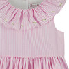 Clara Daisy Willow Dress, Pink Stripe - Dresses - 3 - thumbnail
