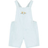 Little Alexander Bib Shorts, Sage Gingham and Augustus - Rompers - 1 - thumbnail