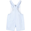 Little Alexander Bib Shorts, Pale Blue Stripe and Elephant - Rompers - 2