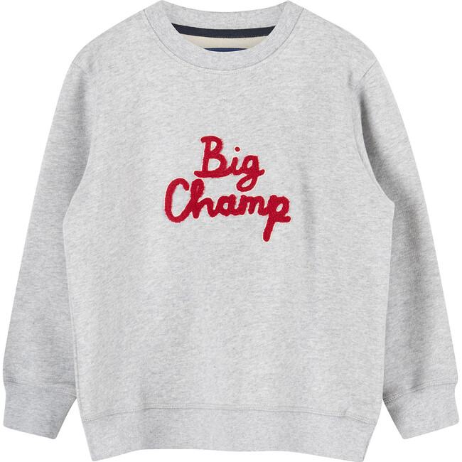 Big Champ Sweater, Grey Marl - T-Shirts - 1