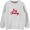 Big Champ Sweater, Grey Marl - T-Shirts - 1 - thumbnail