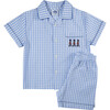 Alfred Pajamas, Pale Blue Gingham - Pajamas - 1 - thumbnail