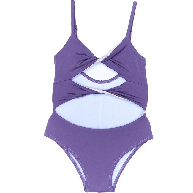 Irreversible Peri One-Piece Swimsuit, Purple - One Pieces - 1