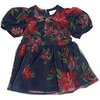 Kids Organza Dress, Brushstroke Floral - Dresses - 1 - thumbnail