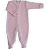 Bubble Long Sleeve Footie, Pink - Footie Pajamas - 1 - thumbnail