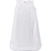 Basket Weave Baby Sack, White & Pink Picot Trim - Sleepbags - 1 - thumbnail