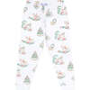 Christmas Toile Pajama Set, Multicolors - Two Pieces - 3