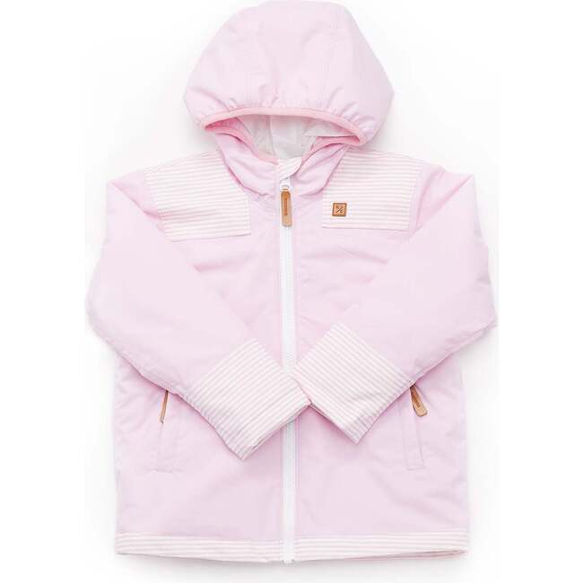 Steamboat Stripes Coat, Soft Pink - Jackets - 1