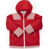Swiss Cross Coat, Red - Parkas - 1 - thumbnail