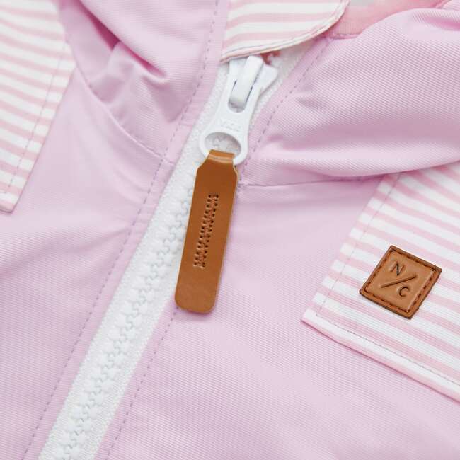 Steamboat Stripes Coat, Soft Pink