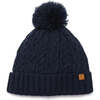 Classic Cable Knit Hat, Navy - Hats - 1 - thumbnail