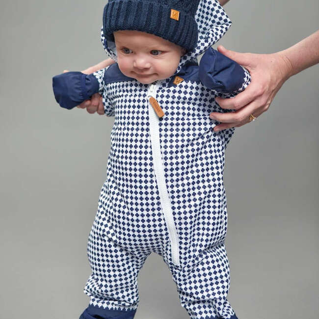 Swiss Cross Bunting, Navy
