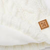 Classic Cable Knit Hat, Winter White - Hats - 2
