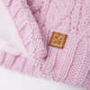 Classic Cable Knit Hat, Soft Pink - Hats - 3