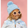 Classic Cable Knit Hat, Sky Blue - Hats - 2 - thumbnail