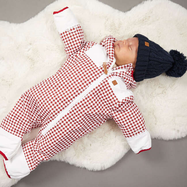 Swiss Cross Bunting, Red - Snowsuits - 3