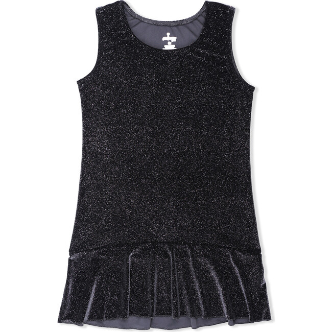 Twinkle Black Velvet Dress - Dresses - 1