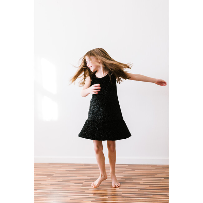 Twinkle Black Velvet Dress - Dresses - 4
