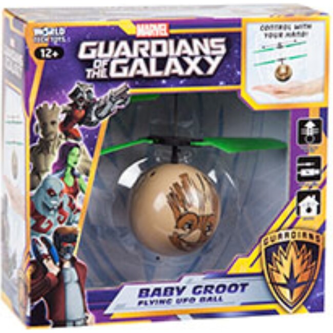 Marvel Guardians of the Galaxy Baby Groot IR UFO Ball Helicopter - Outdoor Games - 2