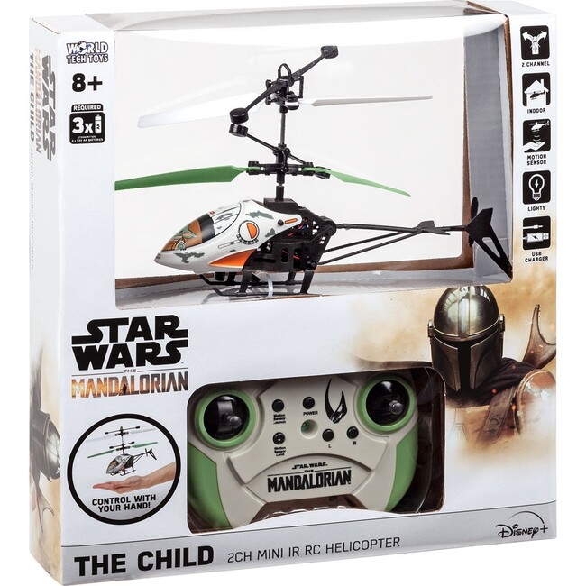 Star Wars The Mandalorian Baby Yoda 2CH IR Helicopter - Outdoor Games - 2