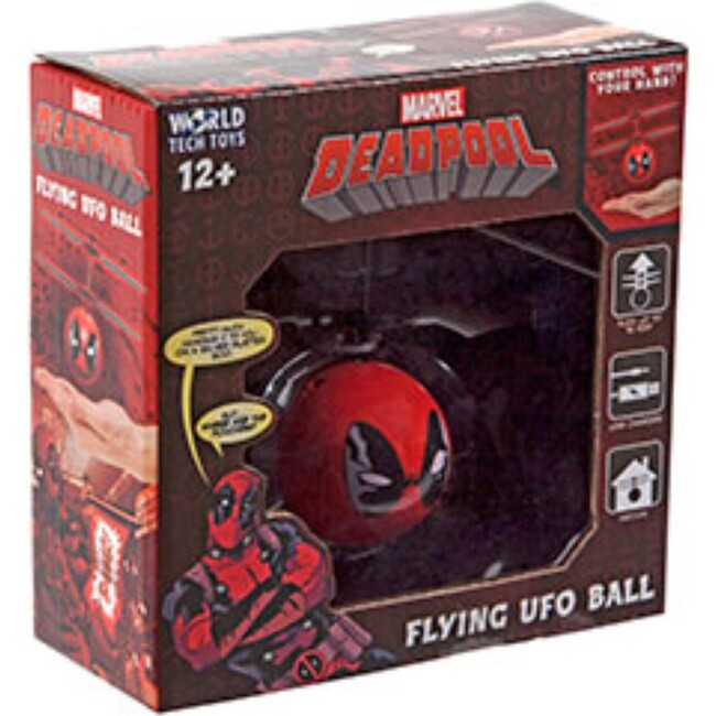 Marvel X-Men Deadpool IR UFO Ball Helicopter - Outdoor Games - 2