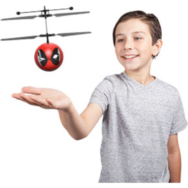 Marvel X-Men Deadpool IR UFO Ball Helicopter - Outdoor Games - 3
