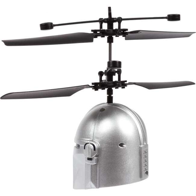 Star Wars The Mandalorian Mando Helmet Sculpted Head UFO Helicopter - Outdoor Games - 3