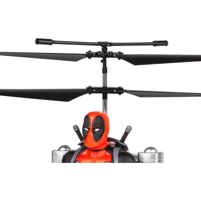 Marvel Deadpool 2CH Jetpack Flying Figure IR Helicopter - Outdoor Games - 5