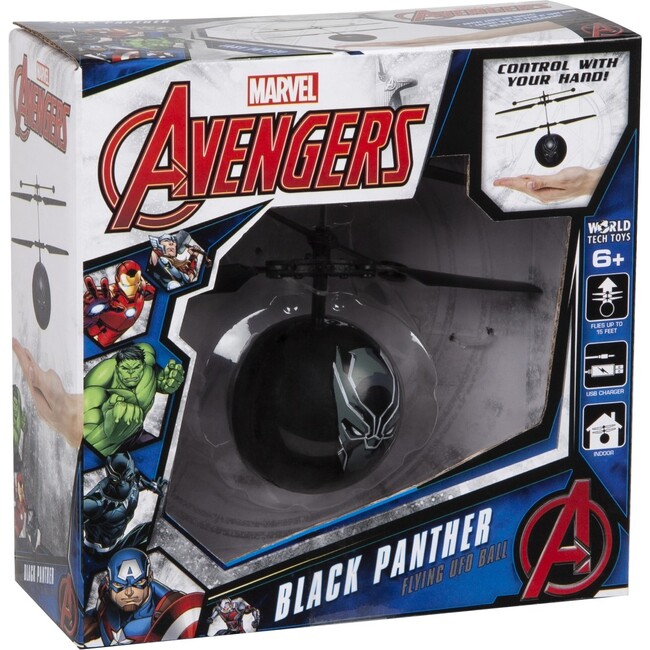 Marvel Avengers Black Panther IR UFO Ball Helicopter