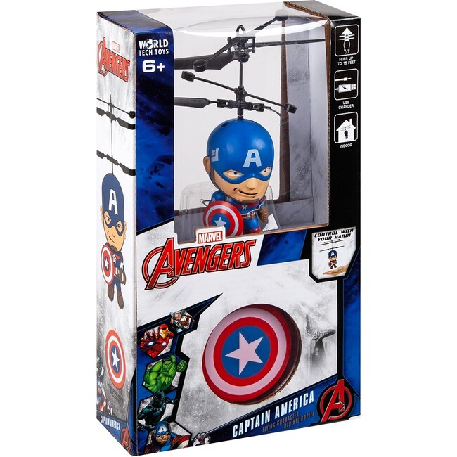 Marvel 3.5 Inch Captain America Flying Figure IR Helicopter