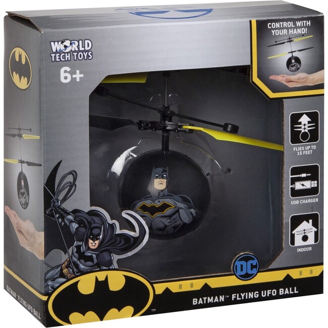 DC Justice League Batman IR UFO Ball Helicopter - Outdoor Games - 2