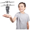 Marvel 3.5 Inch Black Panther Flying Figure IR Helicopter - Outdoor Games - 3