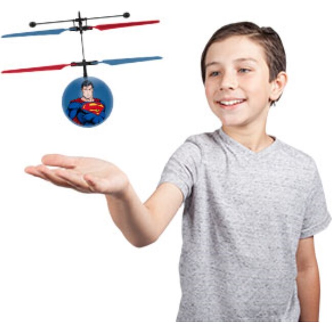 DC Justice League Superman IR UFO Ball Helicopter - Outdoor Games - 3