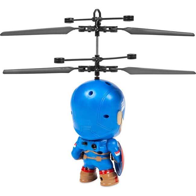 Marvel 3.5 Inch Captain America Flying Figure IR Helicopter - Outdoor Games - 4