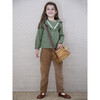 Persee Button-Down Blouse, Kaki - Blouses - 2