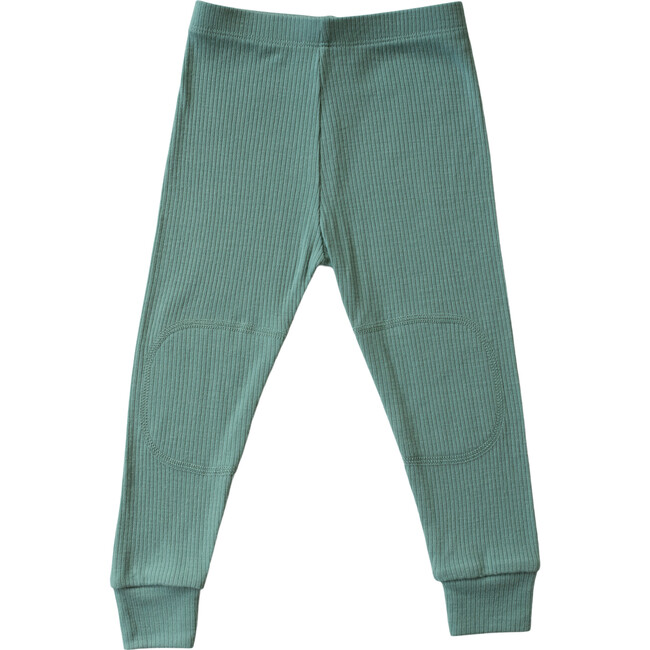 Rib Merino Wool Long Johns, Aloe - Mixed Apparel Set - 4