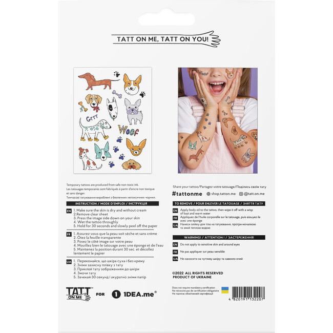 Dogs mix Tattoo Set - Arts & Crafts - 2