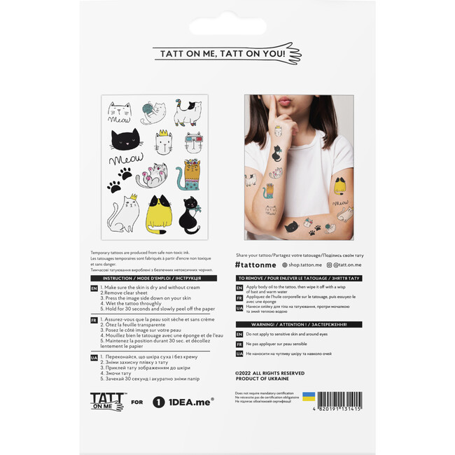 Cats mix Tattoo Set - Arts & Crafts - 2