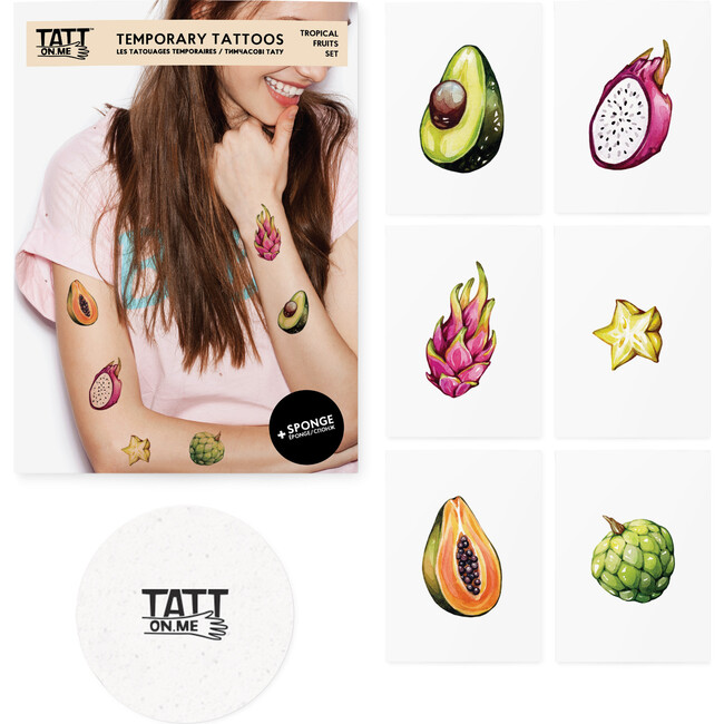 Tropical Fruit Tattoo Set - Arts & Crafts - 3