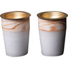 Liv Luv Tea Candle Holders, Gold - Menorahs & Candles - 1 - thumbnail
