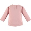 Girls Unicorn Top, Chalk Pink - T-Shirts - 2 - thumbnail