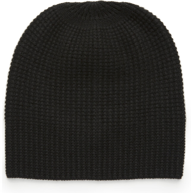 Women's Cashmere Bulky Hat, Black