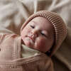 Ribbed Pima Cotton Beanie, Fawn - Hats - 2