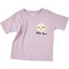 Relaxed Face Tee, Lilac - T-Shirts - 1 - thumbnail