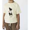 Relaxed Cat Tee, Lilac - T-Shirts - 2